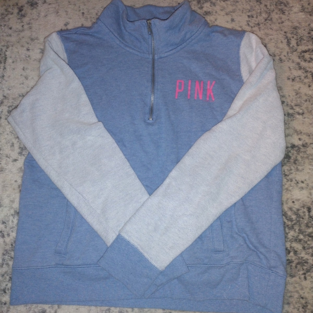 Victoria Secret PINK 3/4 zip sweatshirt